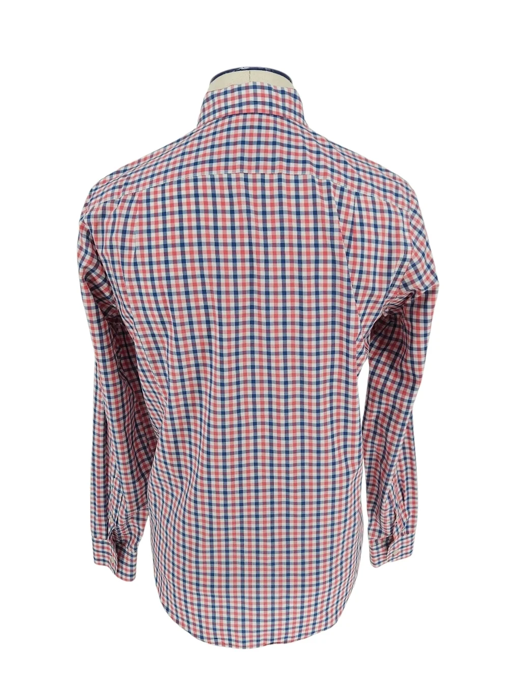 J.CREW Lightweight Shirt Gingham Plaid Long Sleeve Button Up Collared Mens Small